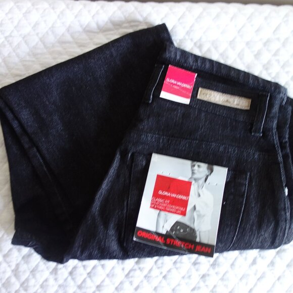 Gloria Vanderbilt Denim - NWT GLORIA VENDERBILT Classic Fit Original Stretch Jean – Black Sz 8 Med